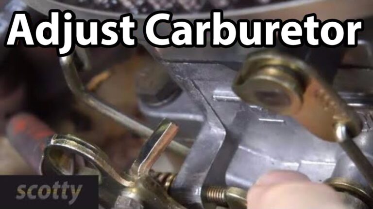 Ezgo Carb Adjustment