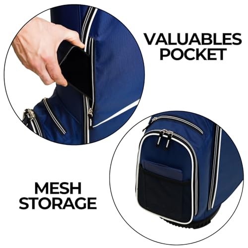 Izzo Ultra Lite Navy Golf Cart Bag Review