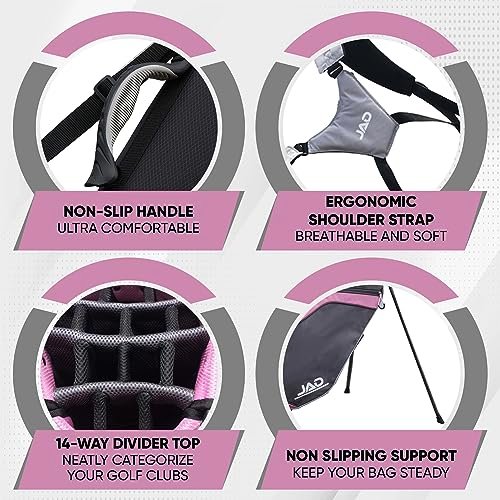 JAD Lightweight Womens Golf Bag Review
