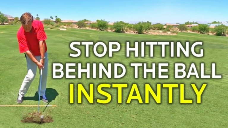 How To Stop Hitting Behind The Golf Ball